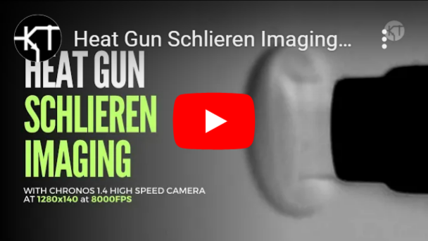 Heat Gun Schlieren Imaging